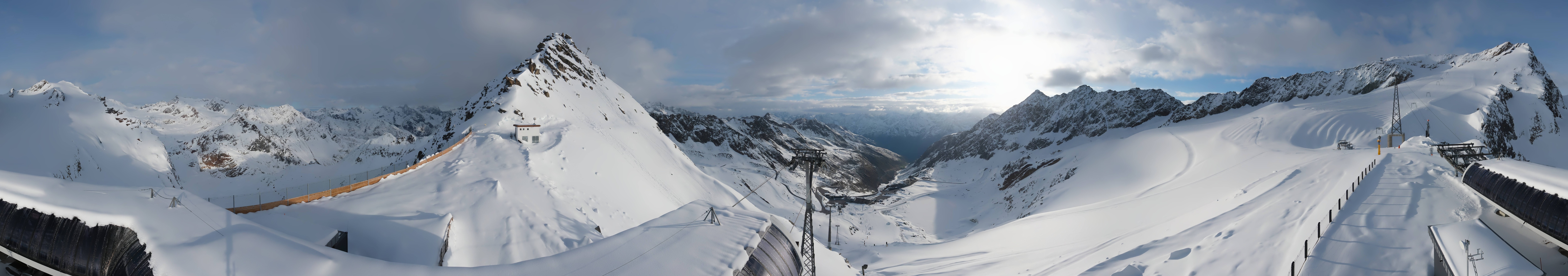 Archiv Foto Webcam Schwarze Schneid / Rettenbachgletscher