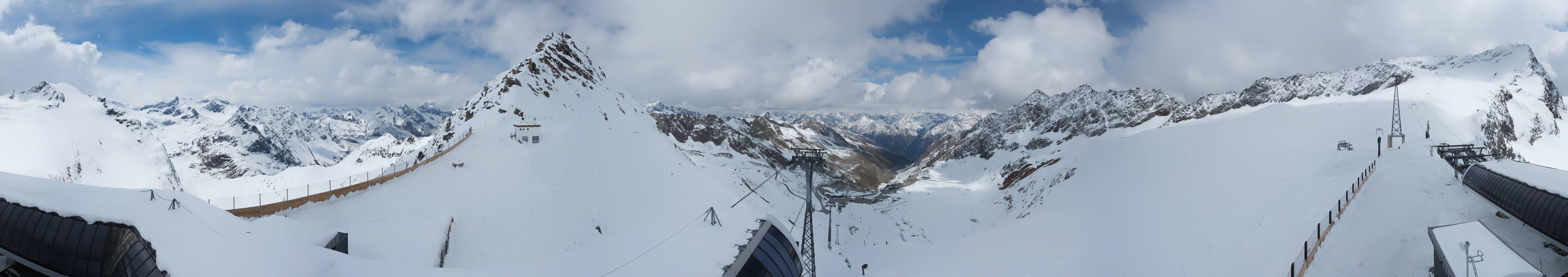 Archiv Foto Webcam Schwarze Schneid / Rettenbachgletscher