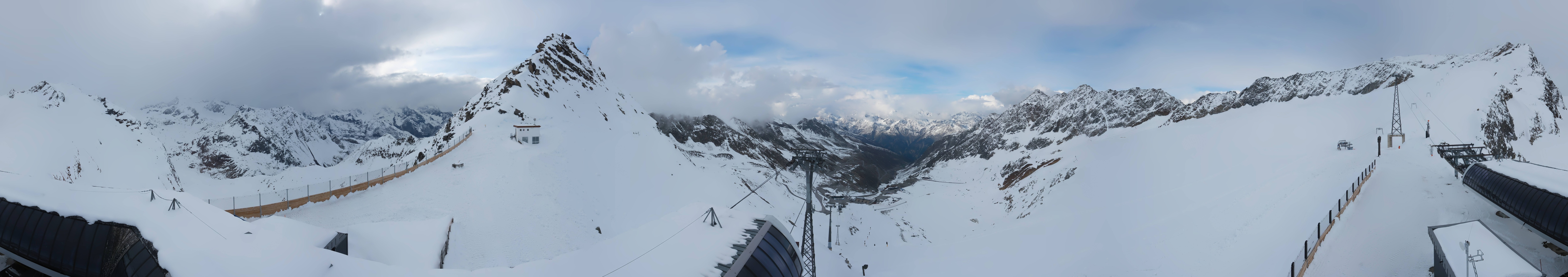 Archived image Webcam Rettenbach Glacier Sölden