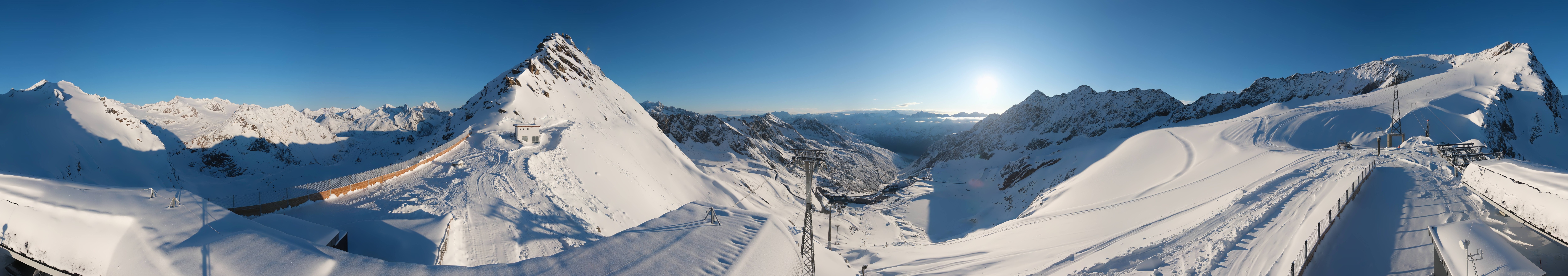 Archived image Webcam Rettenbach Glacier Sölden
