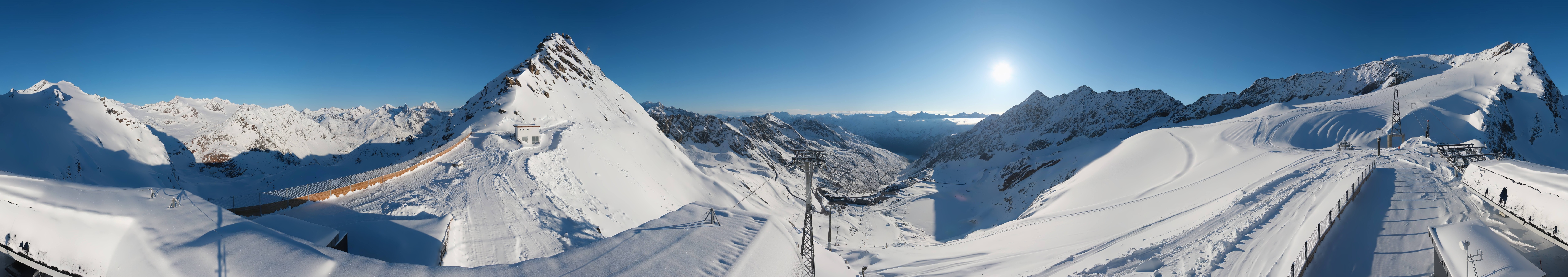 Archived image Webcam Rettenbach Glacier Sölden