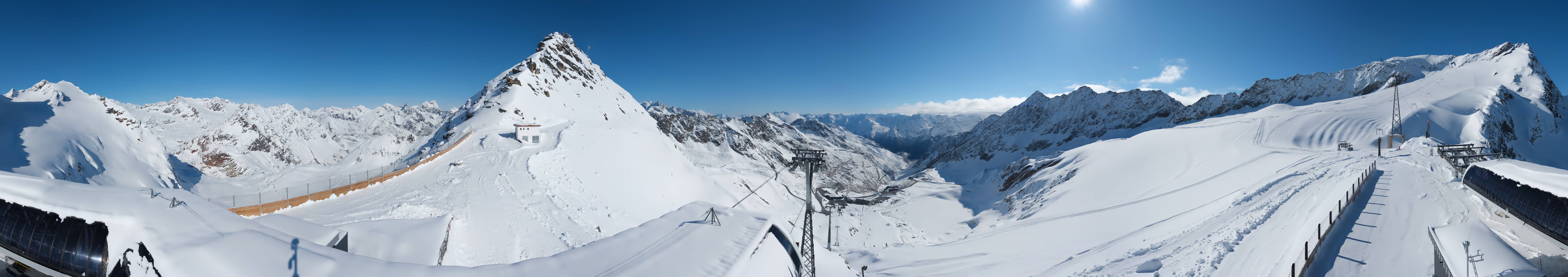 Archived image Webcam Rettenbach Glacier Sölden