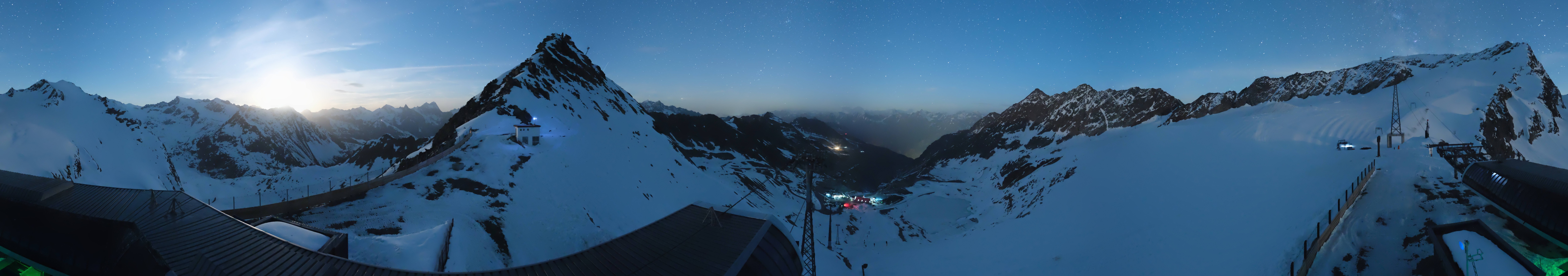 Archiv Foto Webcam Schwarze Schneid / Rettenbachgletscher