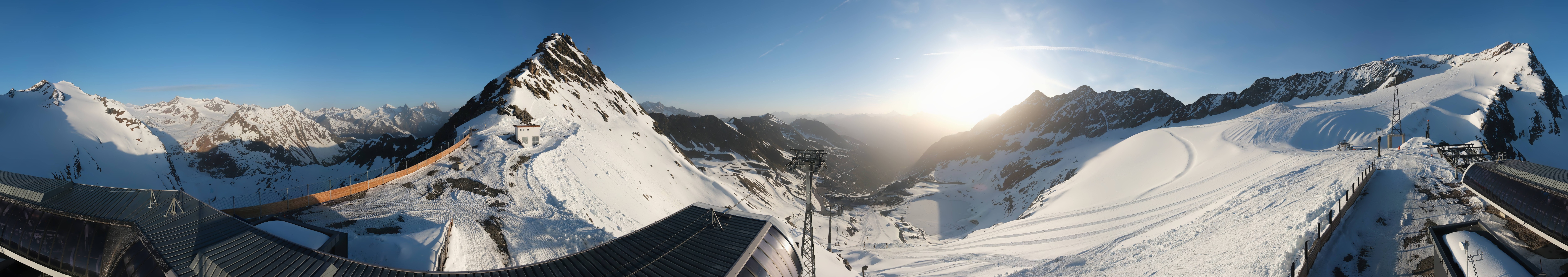 Archiv Foto Webcam Schwarze Schneid / Rettenbachgletscher