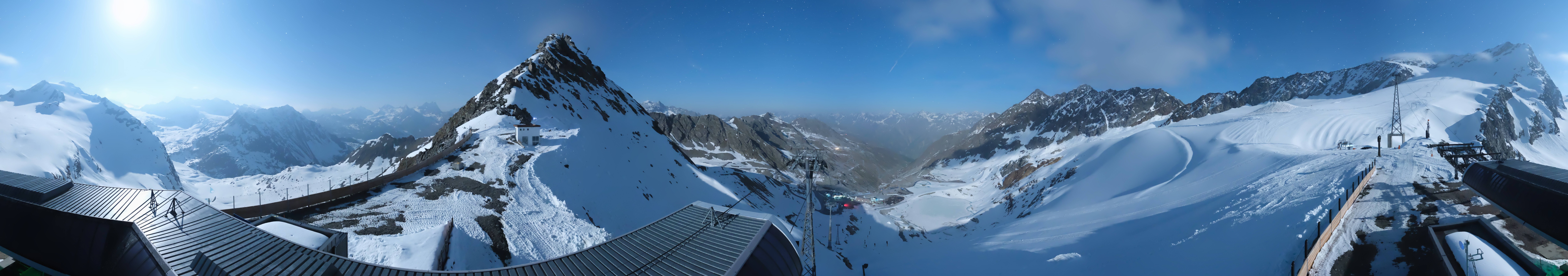 Archiv Foto Webcam Schwarze Schneid / Rettenbachgletscher