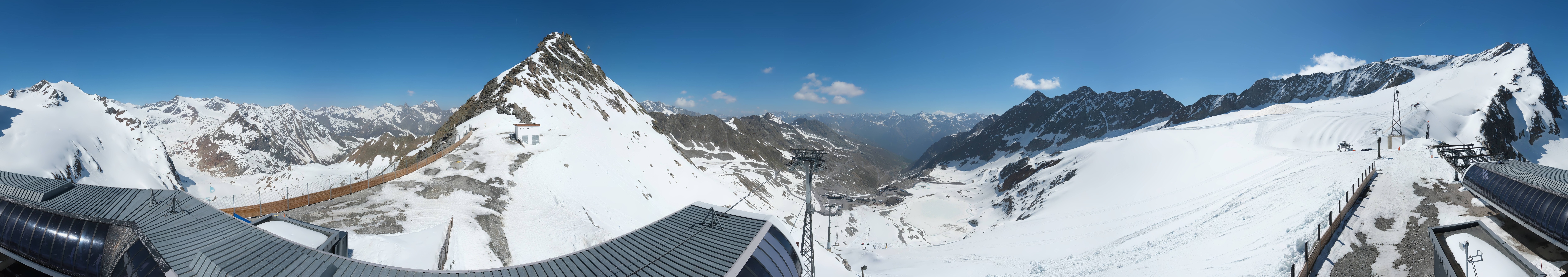 Archiv Foto Webcam Schwarze Schneid / Rettenbachgletscher