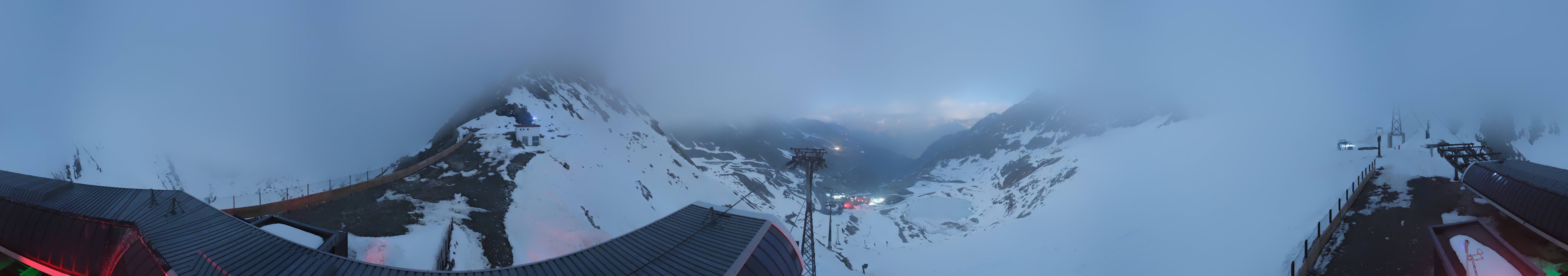 Archived image Webcam Rettenbach Glacier Sölden