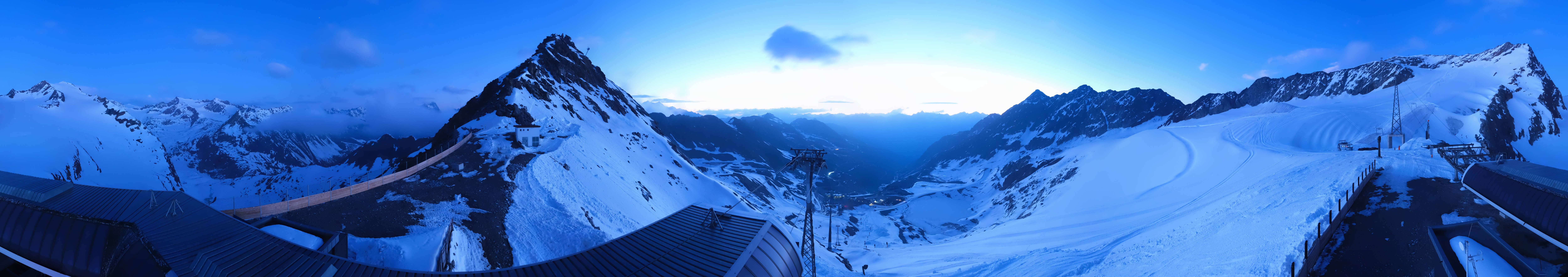 Archived image Webcam Rettenbach Glacier Sölden