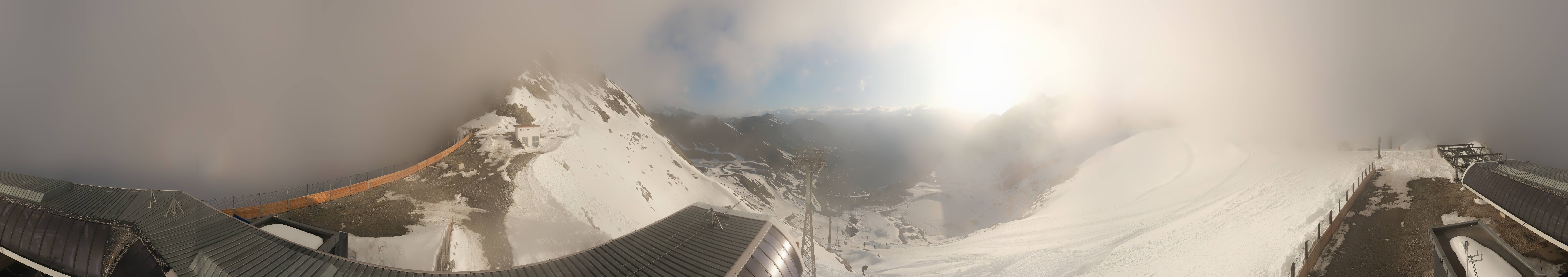Archived image Webcam Rettenbach Glacier Sölden