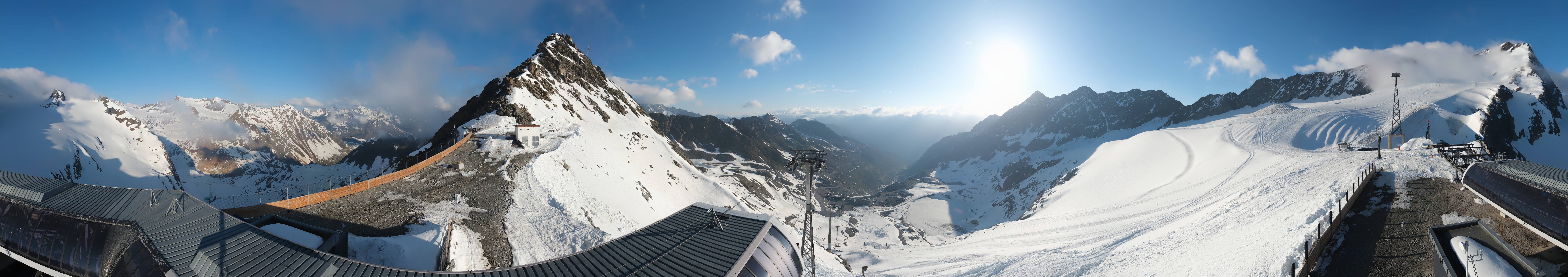Archived image Webcam Rettenbach Glacier Sölden