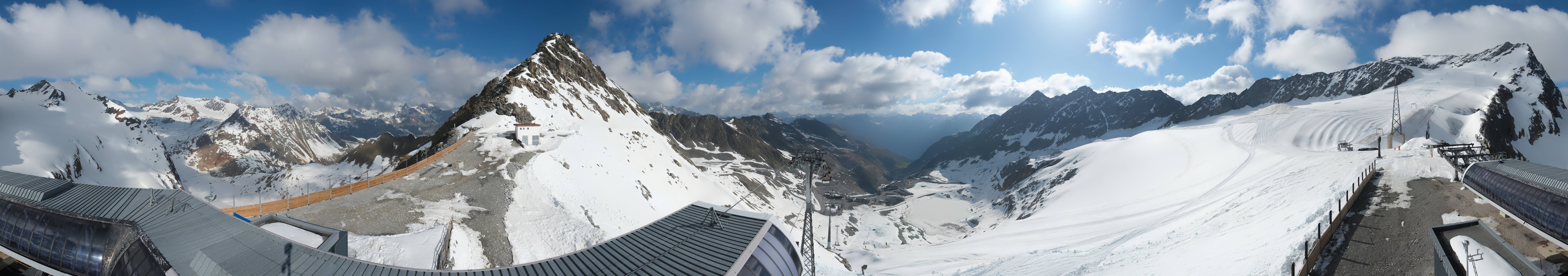 Archived image Webcam Rettenbach Glacier Sölden
