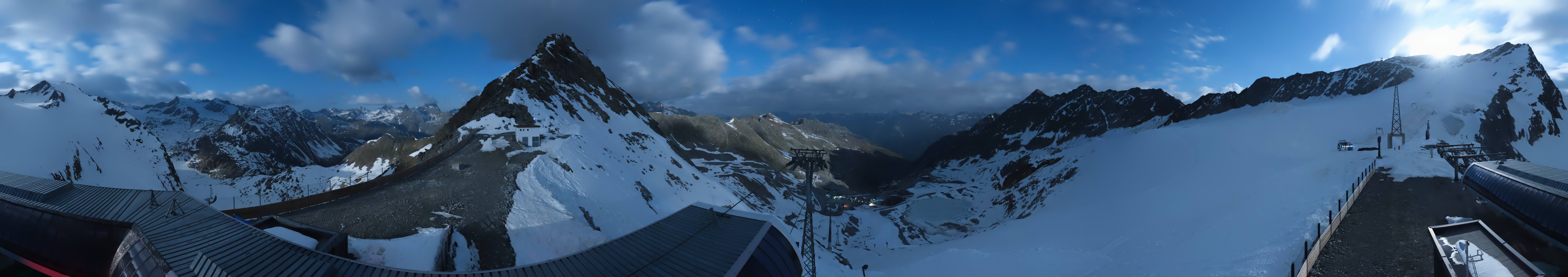Archived image Webcam Rettenbach Glacier Sölden