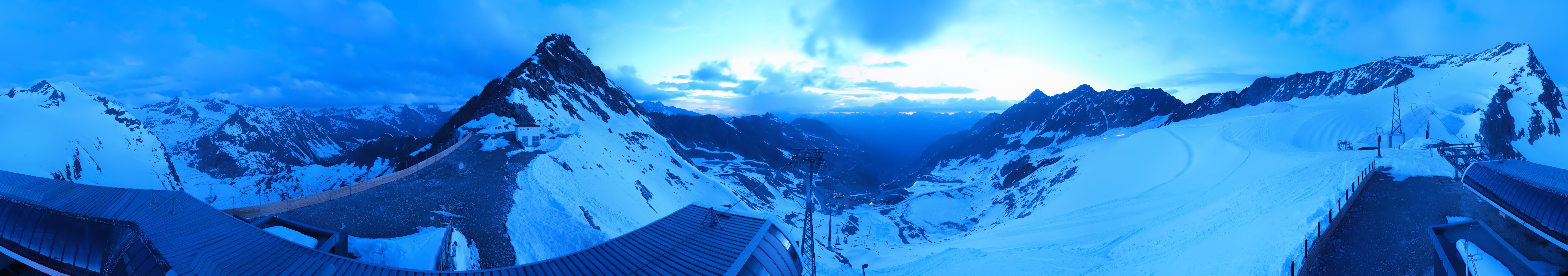 Archived image Webcam Rettenbach Glacier Sölden
