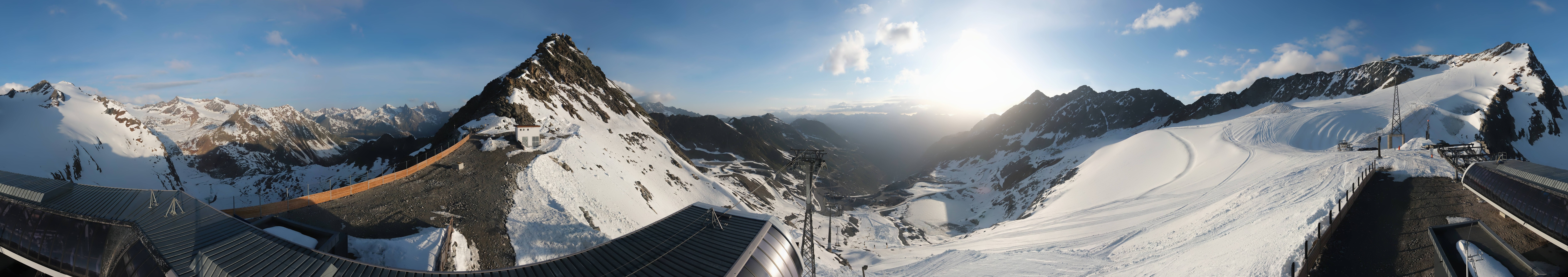 Archived image Webcam Rettenbach Glacier Sölden