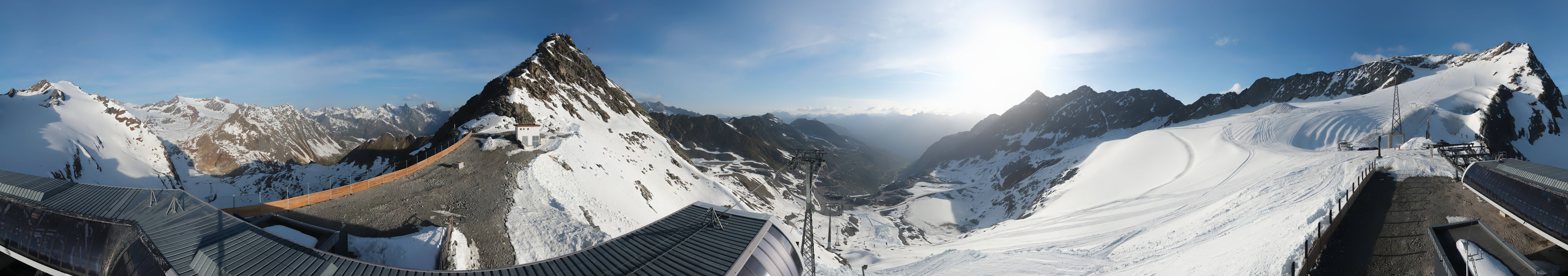 Archived image Webcam Rettenbach Glacier Sölden