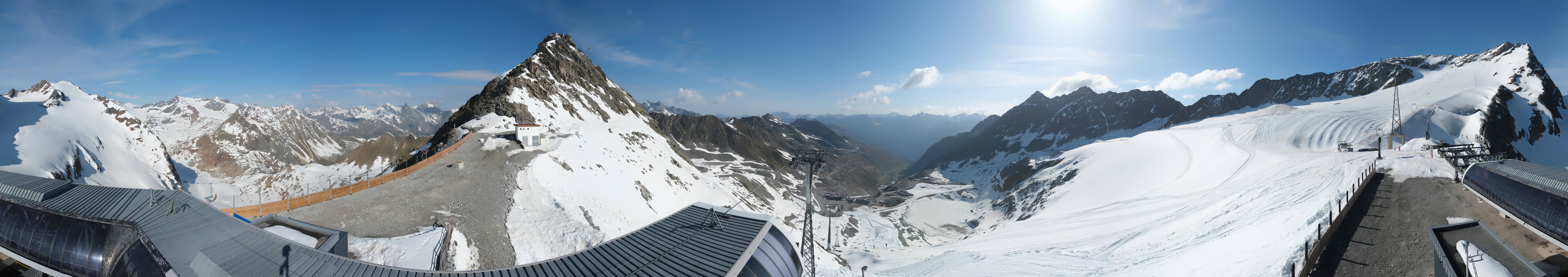 Archived image Webcam Rettenbach Glacier Sölden