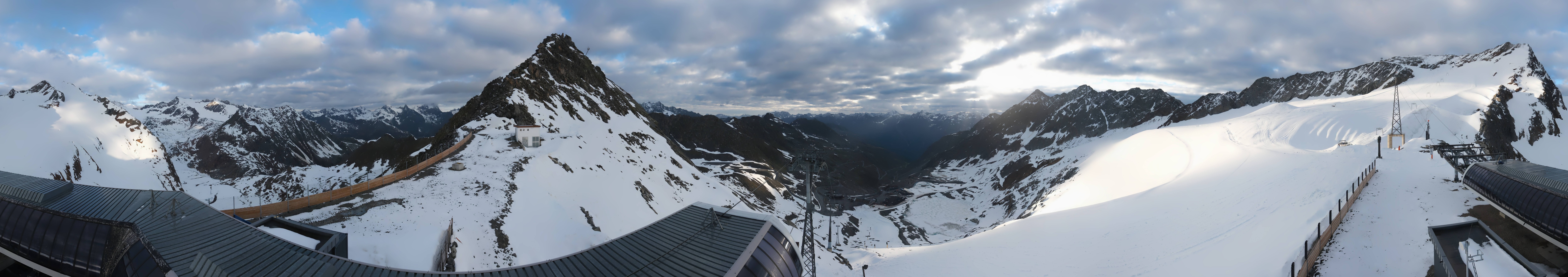 Archiv Foto Webcam Schwarze Schneid / Rettenbachgletscher