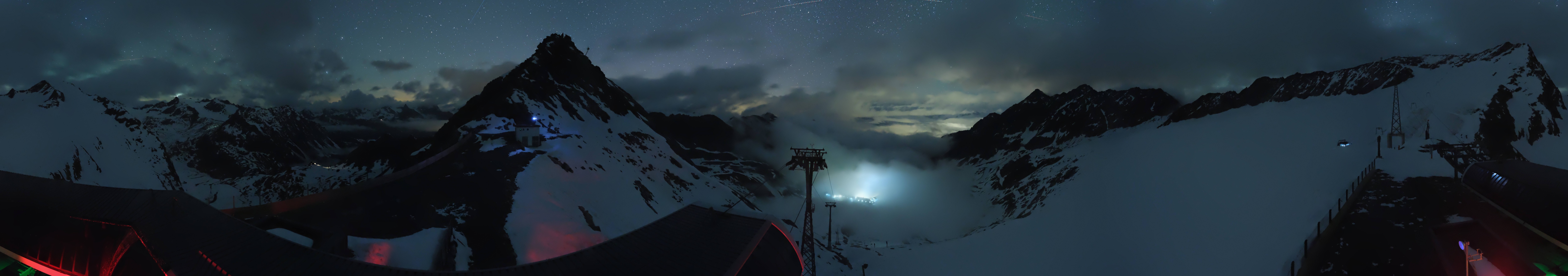Archiv Foto Webcam Schwarze Schneid / Rettenbachgletscher