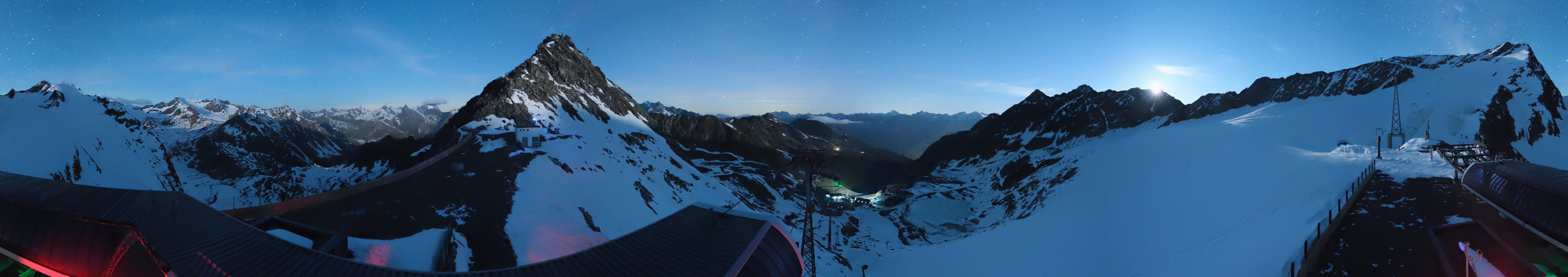 Archiv Foto Webcam Schwarze Schneid / Rettenbachgletscher
