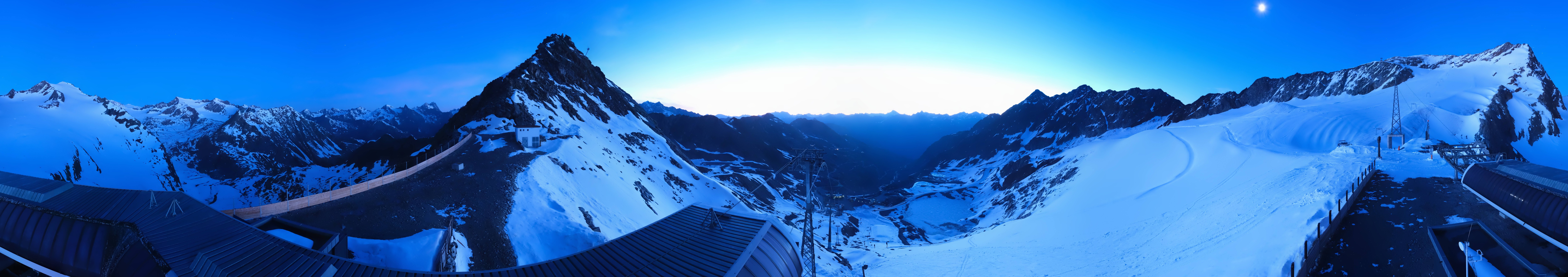 Archiv Foto Webcam Schwarze Schneid / Rettenbachgletscher