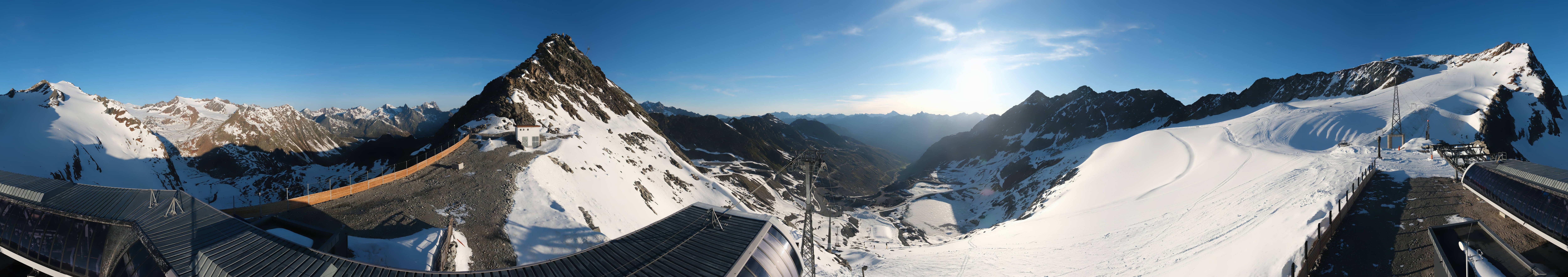 Archiv Foto Webcam Schwarze Schneid / Rettenbachgletscher