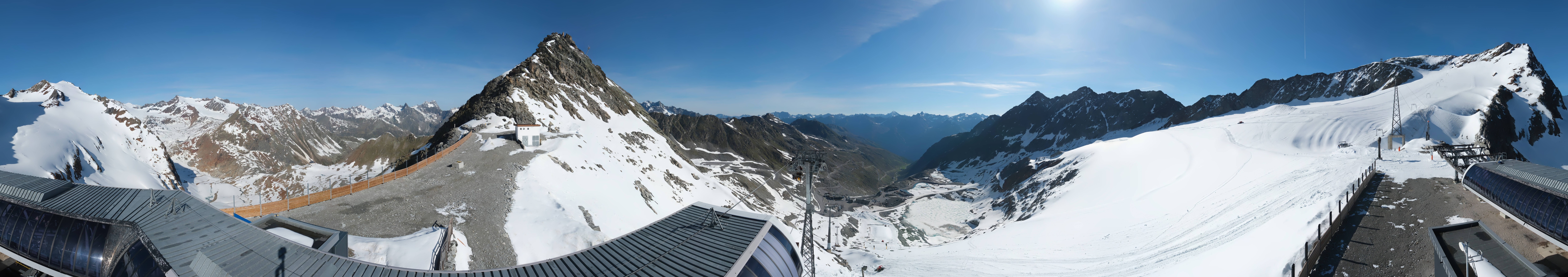 Archiv Foto Webcam Schwarze Schneid / Rettenbachgletscher