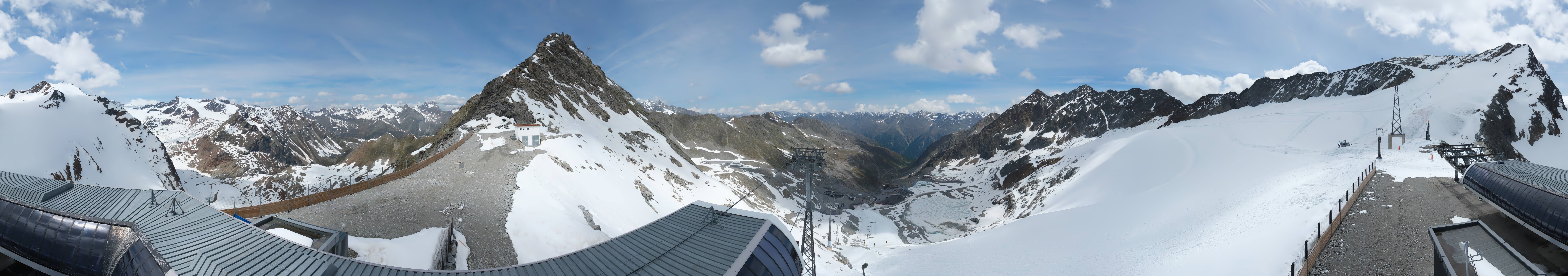 Archiv Foto Webcam Schwarze Schneid / Rettenbachgletscher