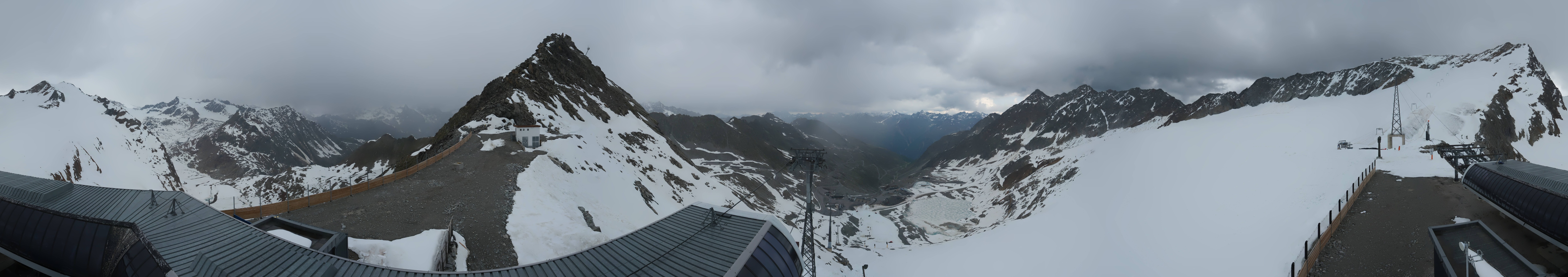 Archiv Foto Webcam Schwarze Schneid / Rettenbachgletscher