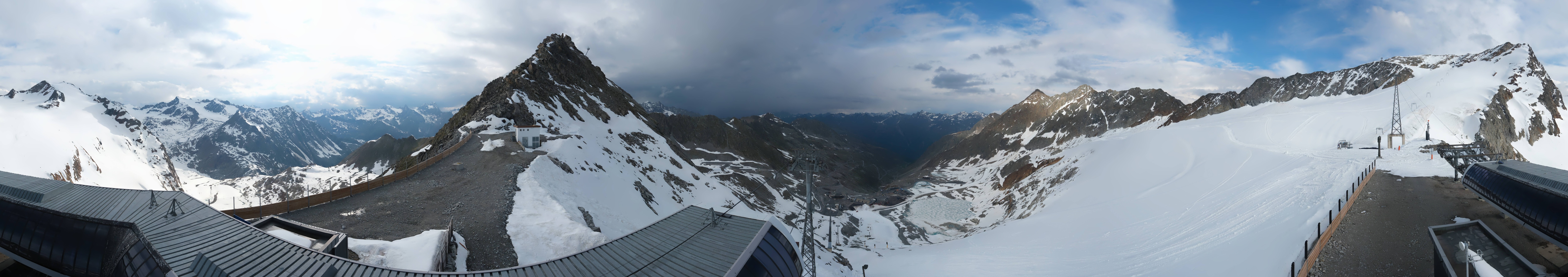 Archiv Foto Webcam Schwarze Schneid / Rettenbachgletscher