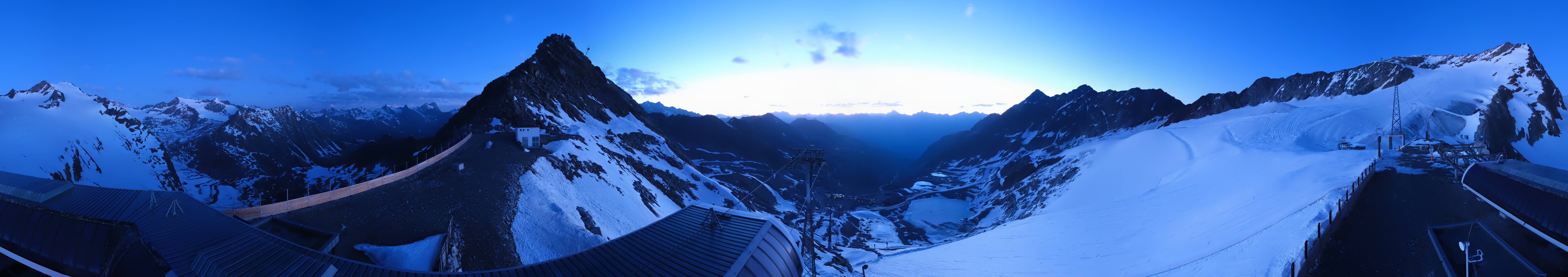 Archiv Foto Webcam Schwarze Schneid / Rettenbachgletscher
