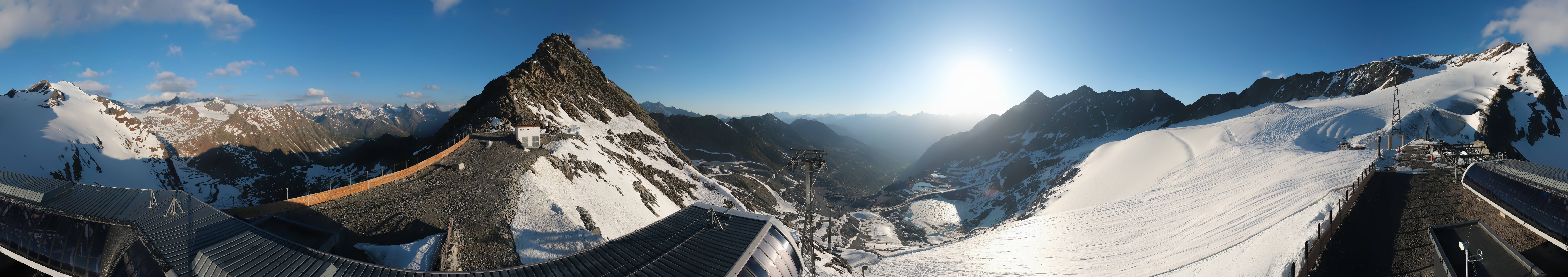 Archiv Foto Webcam Schwarze Schneid / Rettenbachgletscher