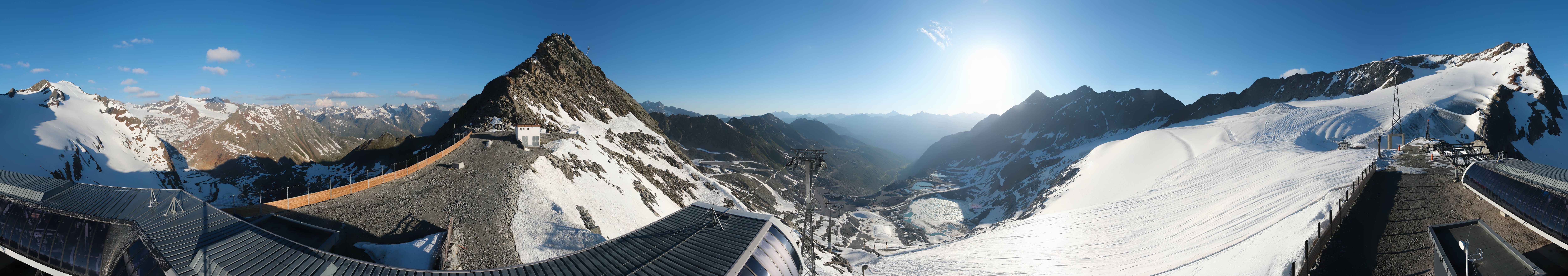 Archiv Foto Webcam Schwarze Schneid / Rettenbachgletscher