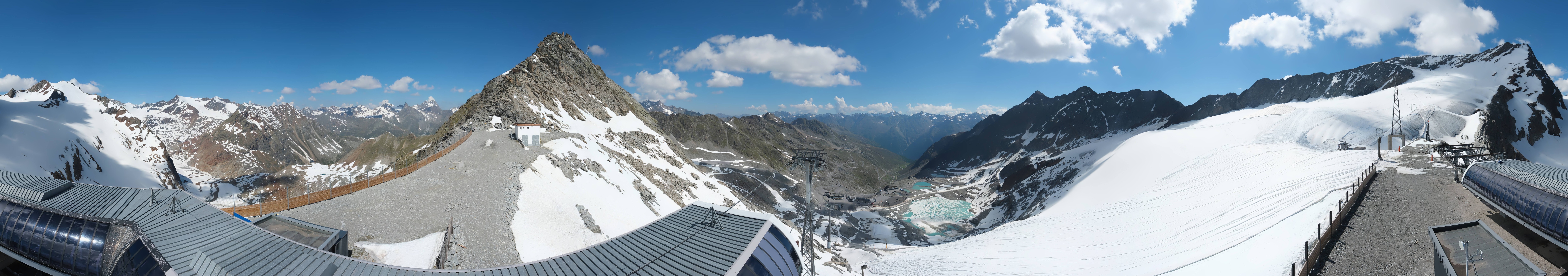 Archived image Webcam Rettenbach Glacier Sölden