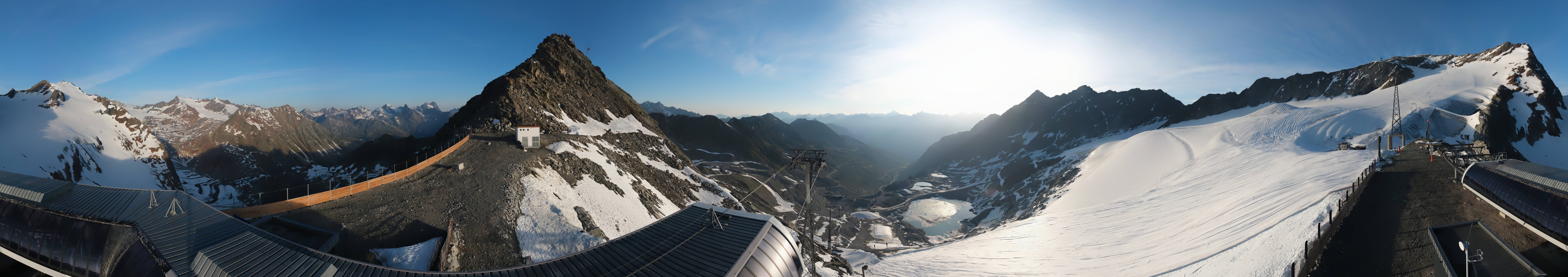 Archiv Foto Webcam Schwarze Schneid / Rettenbachgletscher
