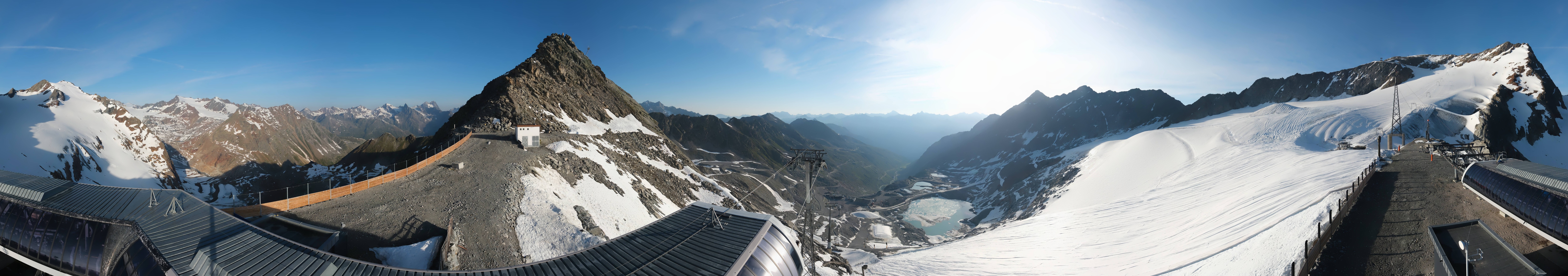 Archiv Foto Webcam Schwarze Schneid / Rettenbachgletscher