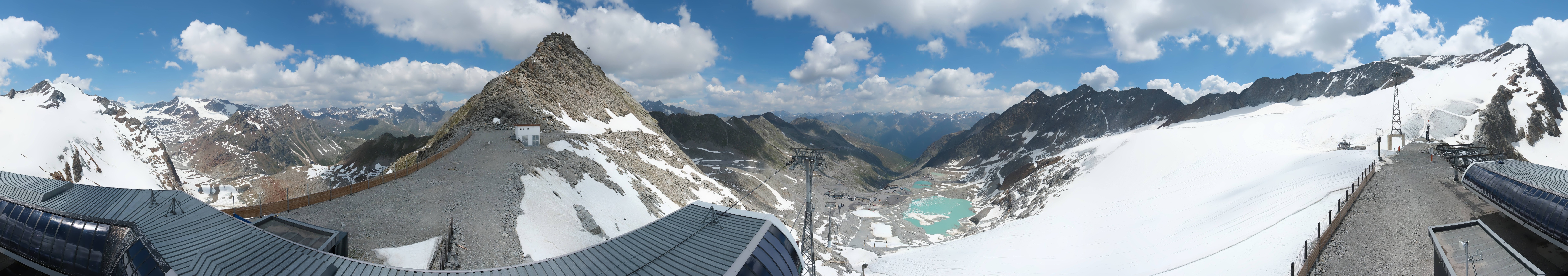 Archiv Foto Webcam Schwarze Schneid / Rettenbachgletscher
