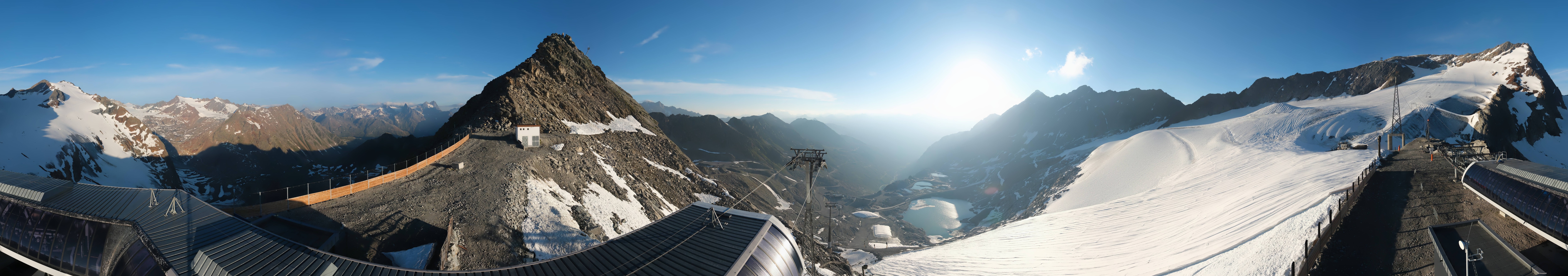 Archived image Webcam Rettenbach Glacier Sölden