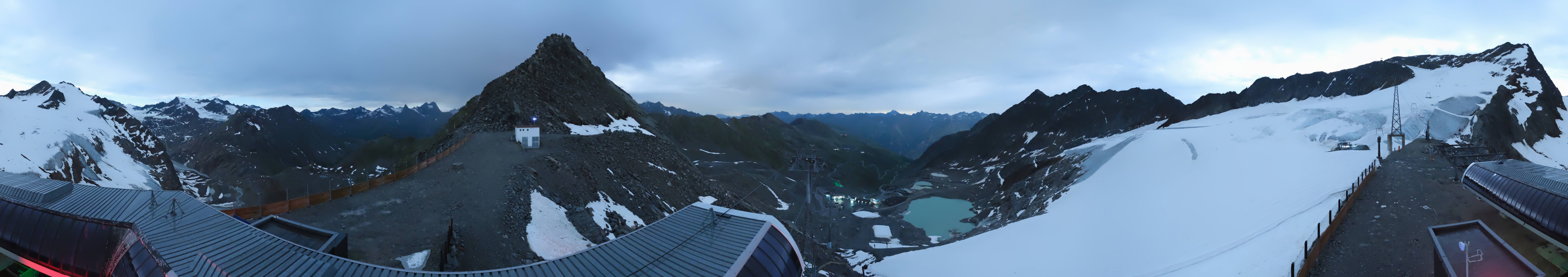 Archiv Foto Webcam Schwarze Schneid / Rettenbachgletscher
