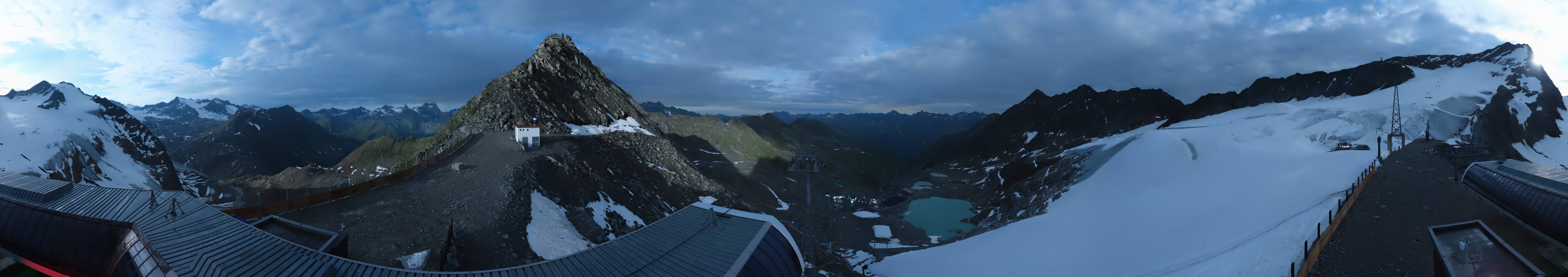Archiv Foto Webcam Schwarze Schneid / Rettenbachgletscher