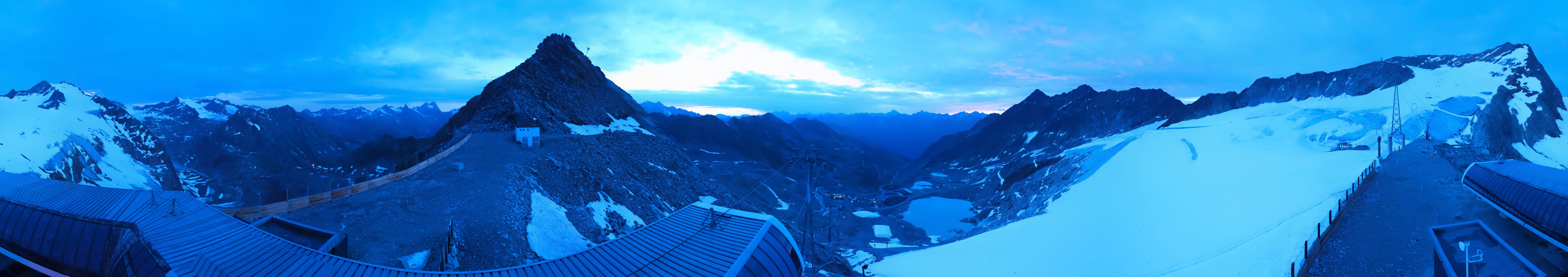 Archiv Foto Webcam Schwarze Schneid / Rettenbachgletscher