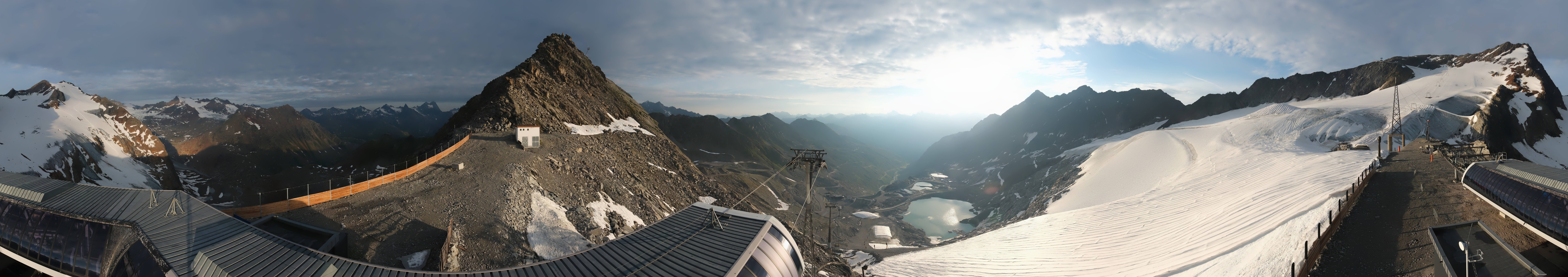 Archiv Foto Webcam Schwarze Schneid / Rettenbachgletscher