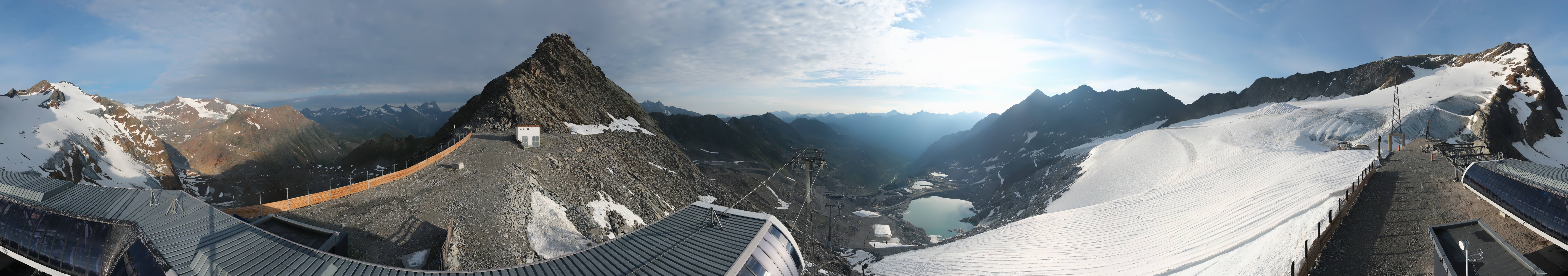 Archiv Foto Webcam Schwarze Schneid / Rettenbachgletscher