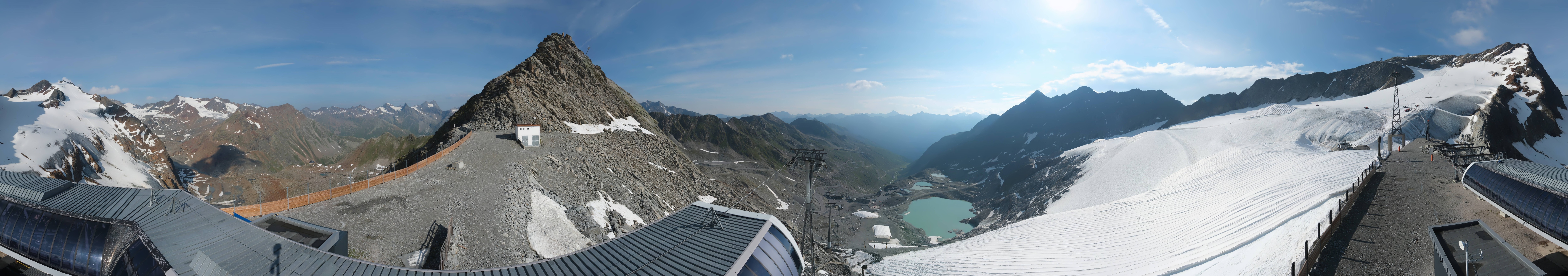 Archiv Foto Webcam Schwarze Schneid / Rettenbachgletscher