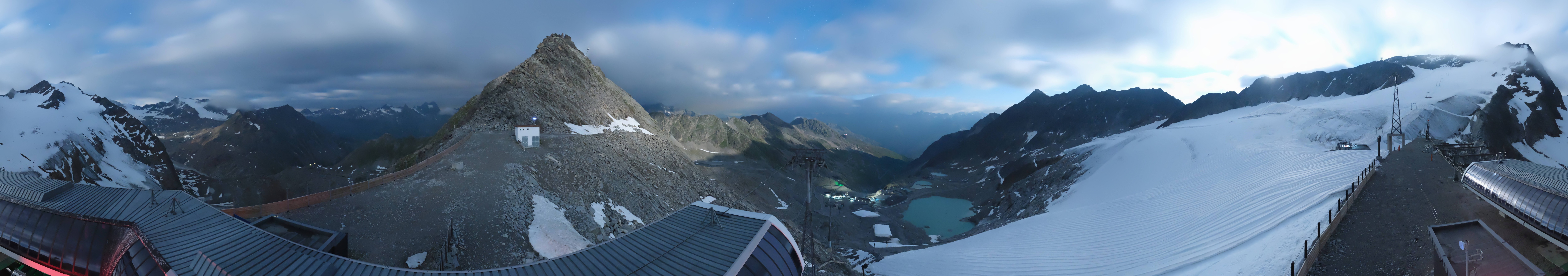 Archiv Foto Webcam Schwarze Schneid / Rettenbachgletscher
