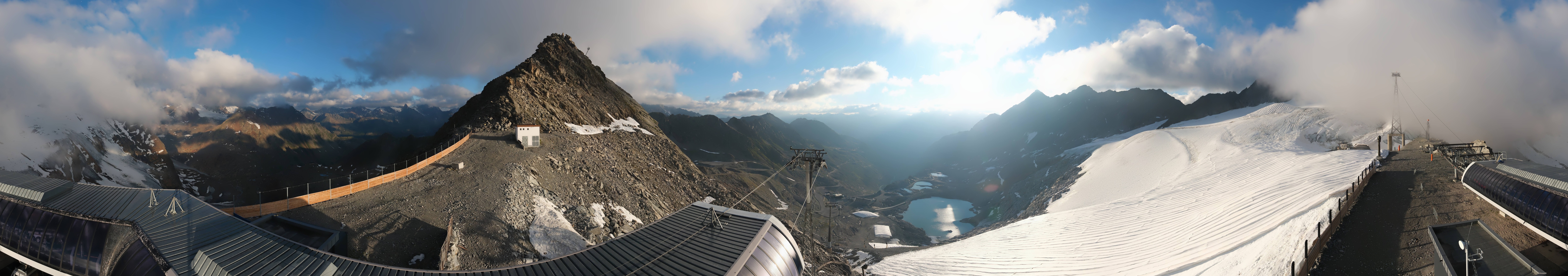 Archiv Foto Webcam Schwarze Schneid / Rettenbachgletscher