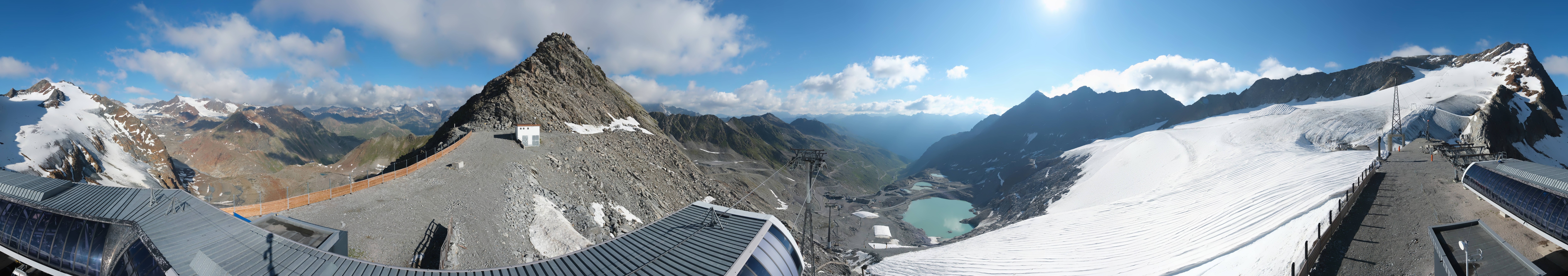 Archiv Foto Webcam Schwarze Schneid / Rettenbachgletscher