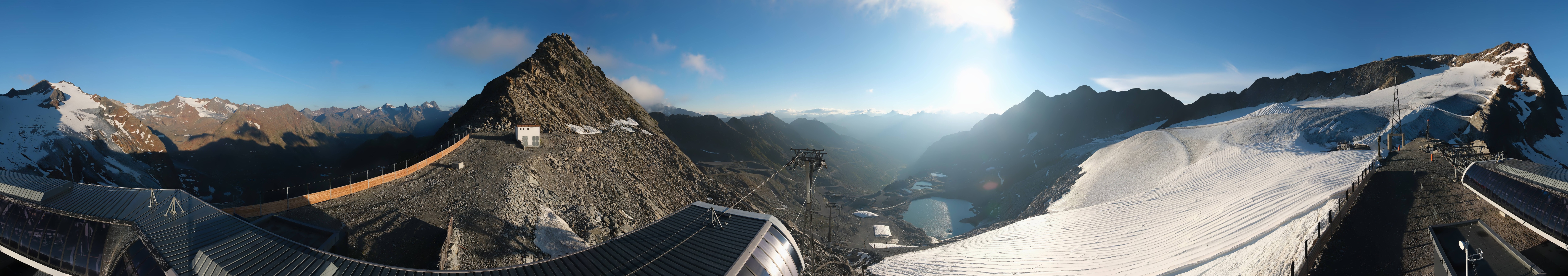 Archiv Foto Webcam Schwarze Schneid / Rettenbachgletscher
