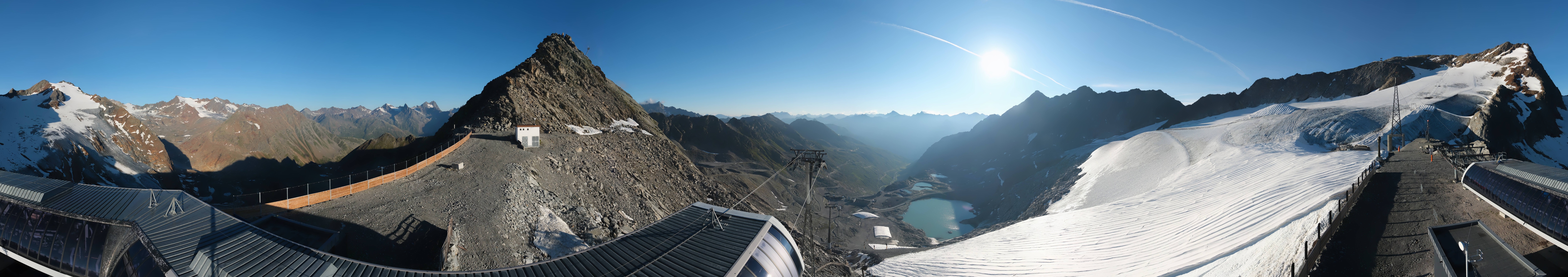 Archiv Foto Webcam Schwarze Schneid / Rettenbachgletscher
