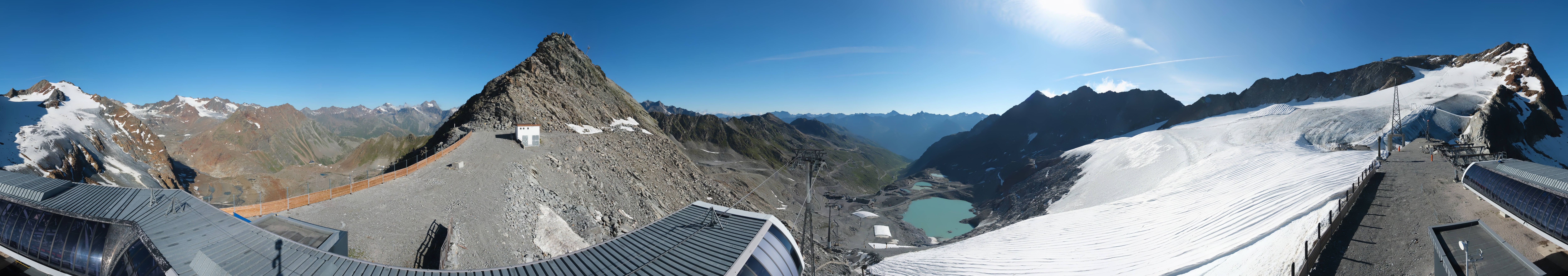 Archiv Foto Webcam Schwarze Schneid / Rettenbachgletscher