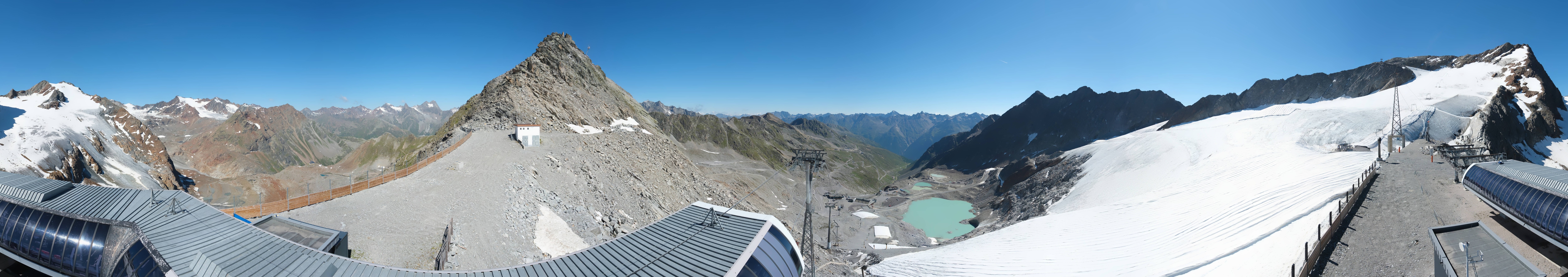 Archiv Foto Webcam Schwarze Schneid / Rettenbachgletscher